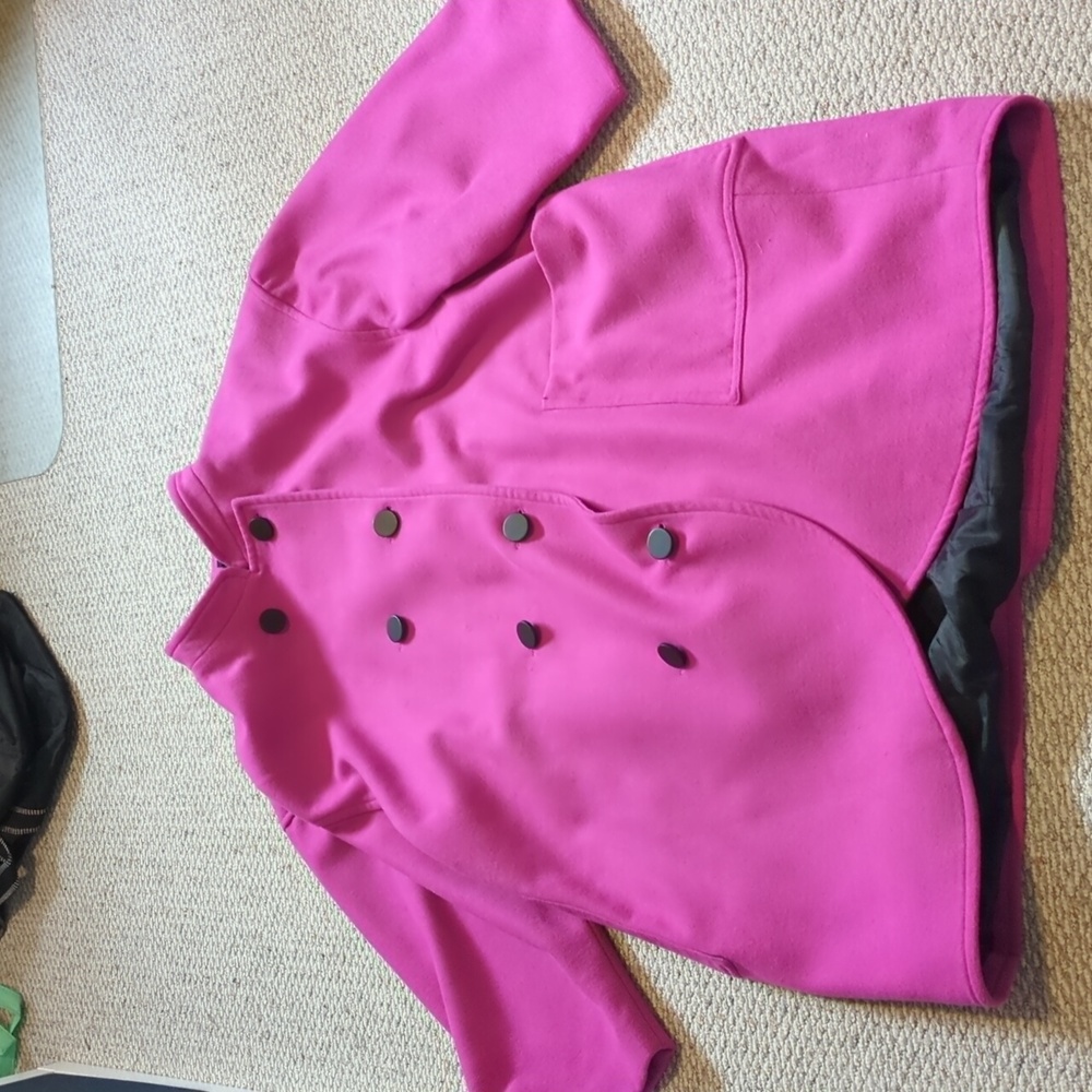 M studio pink felt jacket